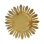 Vintage Zonnespiegel Sunburst Spiegel Convex Goud Hars 48Cm thumbnail 6