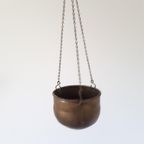 * Antieke Koperen Hangpotje Voor Hangplant Hangpot Pot thumbnail 2