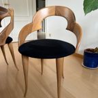 Eettafel Leolux Trias Met 6 Vintage Stoelen thumbnail 2