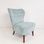 Artifort Clubfauteuil Fauteuiltje Lichtblauw Blauwe Rib thumbnail 2