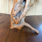 Vintage Wabi - Sabi Massief Wortelhouten Tafel / Sidetable thumbnail 7