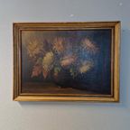 Olieverf Op Doek B Sluiter Schilderij Chrysanten Op Vaas thumbnail 10