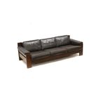 Vintage Mid Century Modern Leren Design Bank 757 Van Harry De Groot Voor Leolux, Jaren 70 thumbnail 2