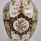 Makkum Tichelaar Lidded Pot, Hand-painted Porcelain – Dutch thumbnail 9