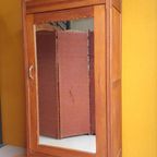 Vintage Dressoir In Art Deco Style, Buffet Kast Met Vitrine thumbnail 24