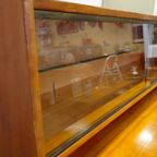 Vintage Highboard Vitrinekast Vitrine Kast Kastje Dressoir Wandkast thumbnail 18