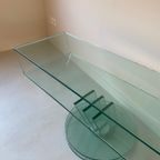 Mid Century / Vintage Glazen Italiaanse Salontafel thumbnail 8