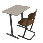 Vintage Schooltafels En Stoelen thumbnail 3