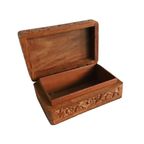 Vintage Houten Doosje Met Ingelegde Takken, Jaren, India '60 thumbnail 5