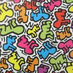 Keith Haring Untitled 1988 Lem Art Group Italy Baby’S Offset Print Ingelijst thumbnail 11