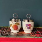 Royal Worcester Vintage Set Coddlers Eierkokers thumbnail 6