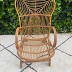 Vintage Rotan Fauteuil Rohe thumbnail 9