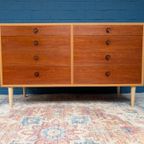 Vintage Dubbele Ladekast, Borge Mogensen, Deens Design thumbnail 9