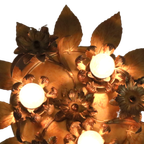 Vintage Plafondlamp Plafonniere Willy Daro Hollywood Regency thumbnail 4
