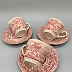 Set Vintage Kop En Schotels Eit Ironstone England 6 Delig thumbnail 2