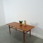 Teak Fineer Salontafel Vintage thumbnail 6
