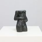 Female Torso Sculpture In Bronze, Signed Gerard, Edition 2/8 thumbnail 9