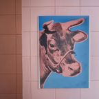 King & Mcgaw Cow, 1976 - Andy Warhol 85 X 53 Cmking & Mcgaw Koe, 1976 - Andy Warhol 85 X 53 Cm thumbnail 3
