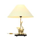 Hollywood Regency Tafellamp Regina Massive Zwaan Lamp 46Cm thumbnail 2