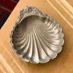 Vintage Large Silver-Plated Shell Dish thumbnail 3