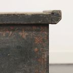 Antieke Beschilderde Bruidskist thumbnail 5