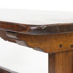 Antieke Vintage Mid-century Brutalist Eettafel thumbnail 7
