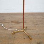 Mid Century Floor Lamp With Brass Details thumbnail 5