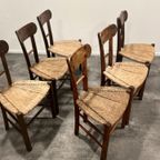 Brutalist Eetkamerstoelen 6 Stuks thumbnail 6