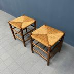Set Hollandse Beukenhouten Krukken Met Biezen Zitting thumbnail 10