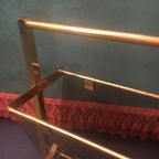 Elegante Origineel Vintage Italiaanse Krantenbak In Messing thumbnail 4