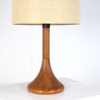 Vintage dyrlund Tafellamp Lamp Xl Hout Deens thumbnail 3