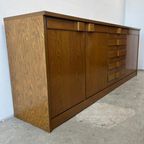 Vintage Houten Dressoir - Geometrisch - Brutalistisch '70 thumbnail 3