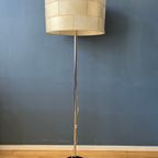 Mid Century Staff Leuchten Lederen Vloerlamp thumbnail 6