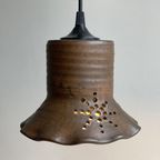 Jan De Graaf Hanglamp, Vintage, Bruin Keramiek thumbnail 7