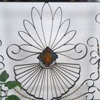 Stalen Vintage Plantenrek Met Gekleurde Tegels, Roomdivider thumbnail 8