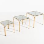 Italian Modern Nesting Side Tables, 1970s thumbnail 2