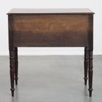 Prachtige Antieke Engelse Lowboy/ Side Table Uit Vroeg 19e Eeuw thumbnail 13