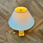 Glasstube & Brass Hollywood Regency Lamp thumbnail 10