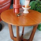 Art Deco Bijzettafel Hout Vintage thumbnail 16