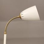 Vintage Bureau Lamp Wit Zweden Rond 1960 thumbnail 2