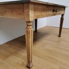 Oude Frans Houten Boeren Eettafel, Keukentafel, Tafel, Tuintafel thumbnail 13
