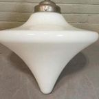 Vintage Art Deco Opaline Druppel Hanglamp Plafondlamp thumbnail 12