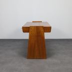 Vintage Bureau Walnoot, 1960s thumbnail 3