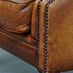 Charmante En Comfortabele Schapenleren Clubfauteuil Met Prachtige Kleuren thumbnail 14