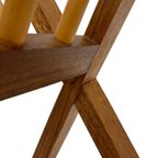 Vintage Massief Houten Tijdschriftenrek Jaren 70 Design thumbnail 21