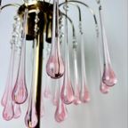 Murano Teardrop Tafellamp Roze thumbnail 3