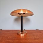 Grote Koperen Bureaulamp, Bauhaus-Stijl, Jaren 50 thumbnail 12