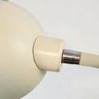 Vintage Bureaulamp Wit Industrieel Flexibel Metaal Lamp 43Cm thumbnail 10