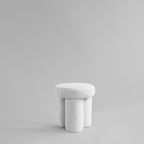 101 Copenhagen | Big Foot Stool - White Sheepskin thumbnail 2