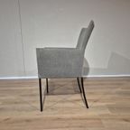 3x Bert Plantagie Eetkamerstoelen - Grijs - Taupe - Design thumbnail 10